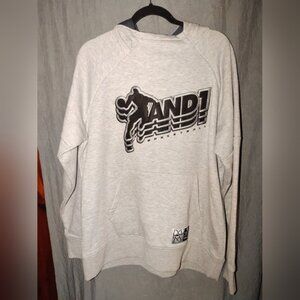 AND1 Men's Gray Basketball Sweater